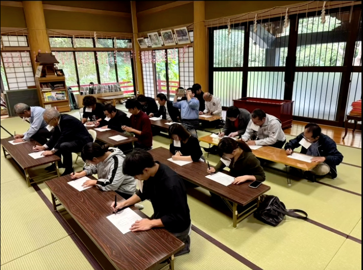 写経体験の様子